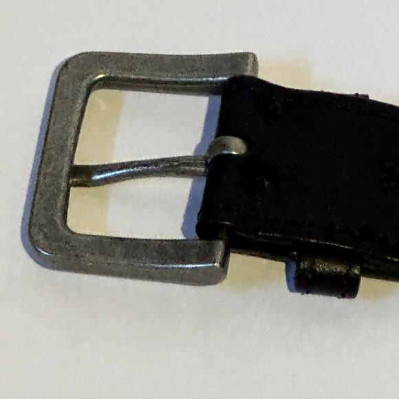 Wrangler Men's Black Leather Western Belt 44" Cowboy Rodeo Ranch Workwear - Picture 3 of 9